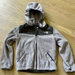 The North Face Fleece Hooded Jacket. Size Small 7/8